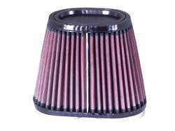 K&N RU-4720 UNIVERSAL Clamp-On Air Filter 2-3/8"DUAL FLG, 6-1/4" X 3-3/4"B, 3-7/16" X 4-7/16"T, 5"H Photo-0