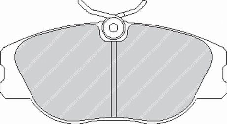 FERODO FCP565W Front Brake Pads DS1.11 for PEUGEOT 306 GTI / ALFA ROMEO Spider / GTV Photo-0