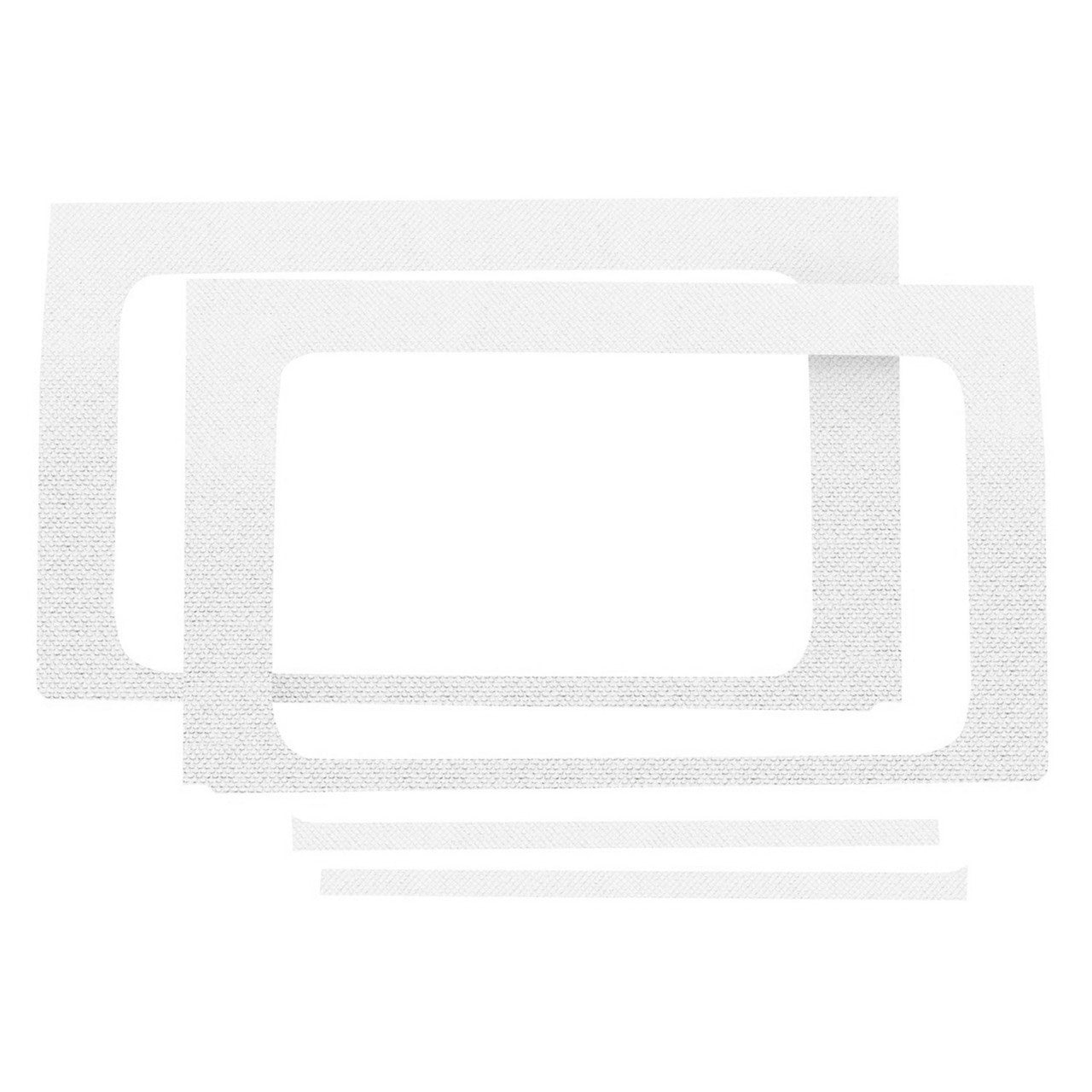 DEI 50175 White Original Finish Rear Side Window Only for JEEP Wrangler JL 4-Door Photo-0