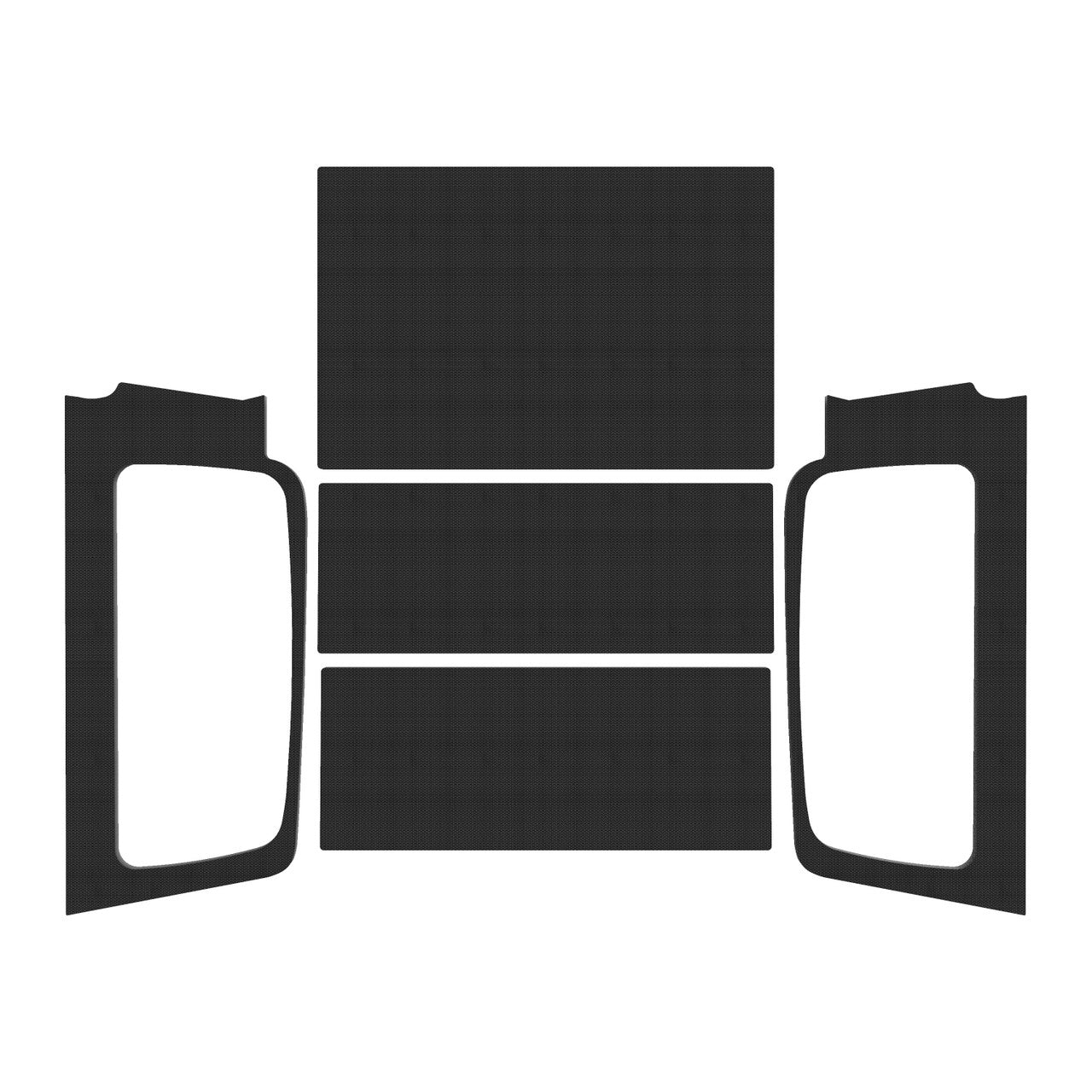 DEI 50601 Black Original Finish Complete Kit for JEEP Wrangler LJ 2004-2006 Photo-0