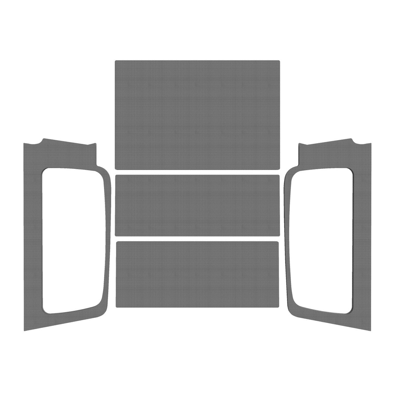 DEI 50603 Gray Original Finish Complete Kit for JEEP Wrangler LJ 2004-2006 Photo-0