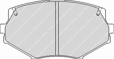 FERODO FCP1011R Front Brake Pads DS3000 for MAZDA MX-5 (NA / NB) 1990-2005 Photo-0