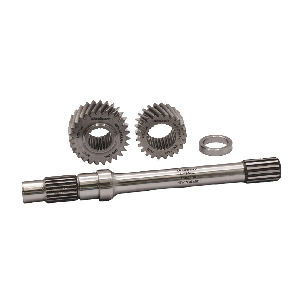 DODSON DMS-5367 Front Drop Gear & Output Shaft Kit (Drag Ratio 23/27, Suits 41/17 Ring & Pinion) for LAMBORGHINI Huracan / AUDI R8 (DL800 gearbox) (PRO DEALER ONLY) Photo-0