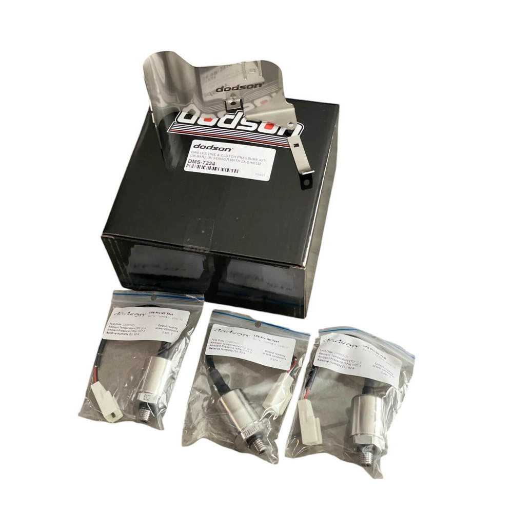 DODSON DMS-7224 LPS Line/Clutch Pressure Kit (3x Sensor with Shield and Bracket) for NISSAN GT-R (R35) 2009- Photo-1