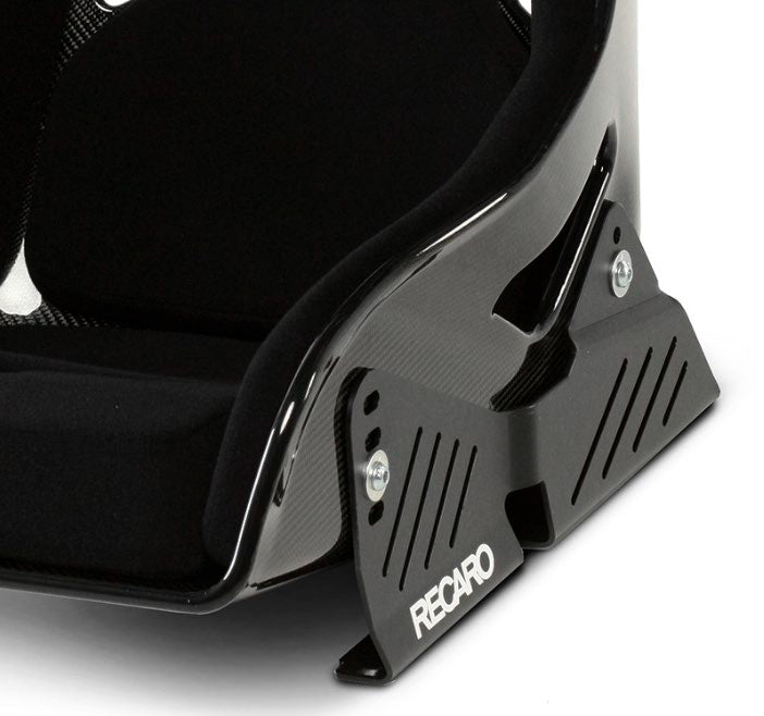 RECARO 078.02.2B21 Race Seat Podium CF Right Side (ABE / FIA 8855-1999) Black Velour, Size L Photo-3