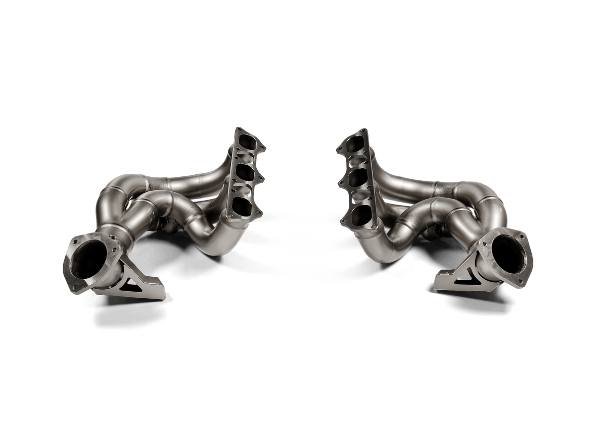 AKRAPOVIC E-PO/T/8 Evolution Header Set (Titanium) for PORSCHE 718 Cayman GT4RS 2022-2024 Photo-0