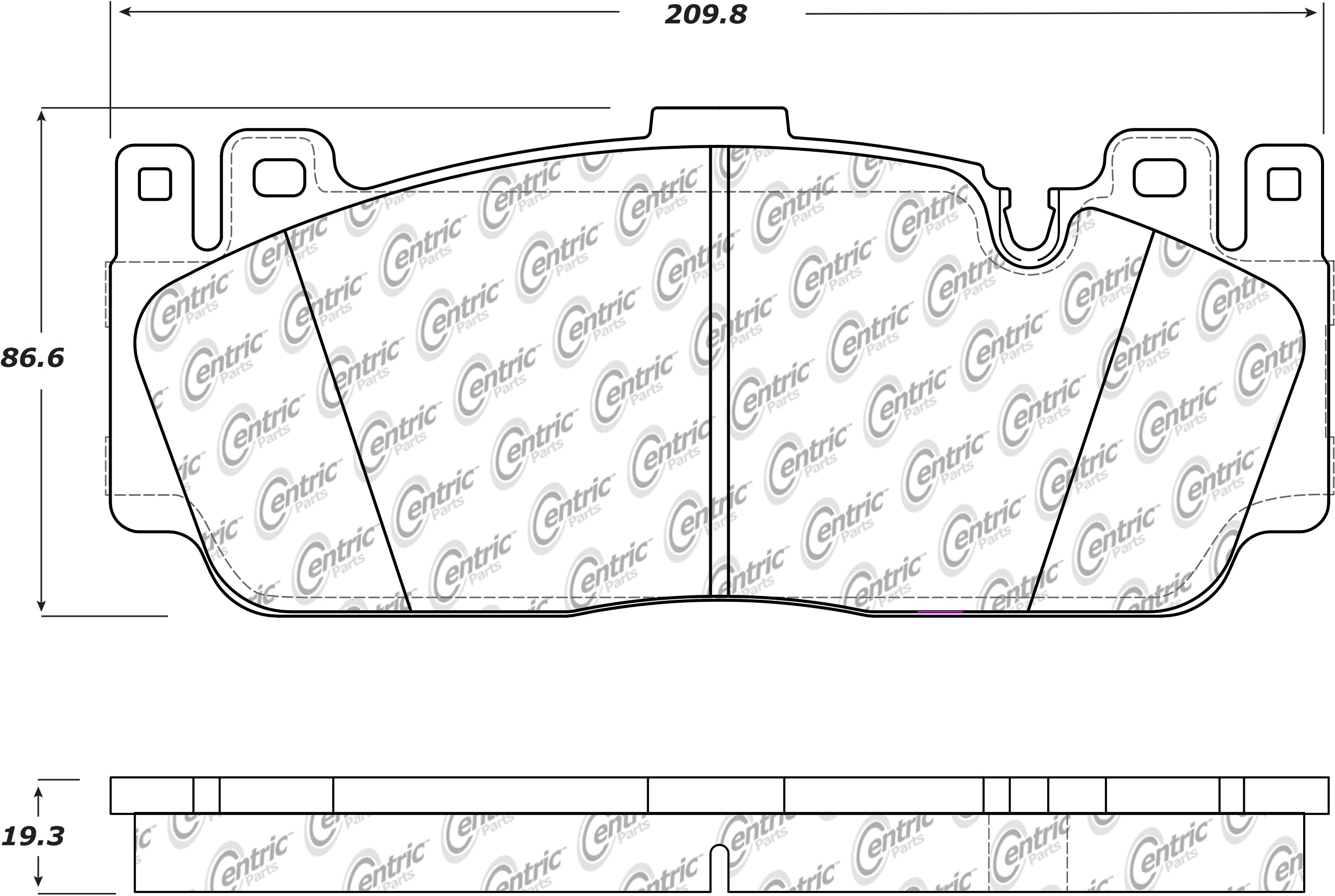 STOPTECH 104.16480 Brake pads (front) for BMW M5 (F10) / M6 (F13) Photo-1