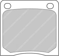 FERODO FCP39C Front Brake Pads FER4003 for HONDA Civic 1.5i 1976- Photo-0