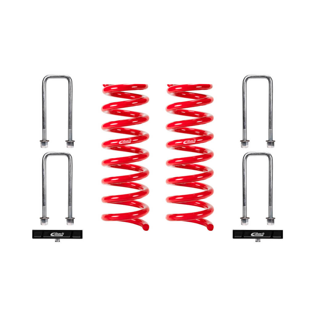 EIBACH E30-82-069-04-22 Set of 2 Front Springs And Rear Lift Blocks Pro-Lift Kit for TOYOTA Tacoma TRD Pro 3.5L 2017-2019 Photo-0