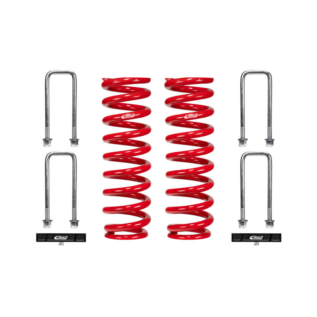 EIBACH E30-82-079-04-22 Set of 2 Front Springs And Rear Lift Blocks Pro-Lift Kit for TOYOTA Tundra TRD Pro 5.7L 2019-2021 Photo-0