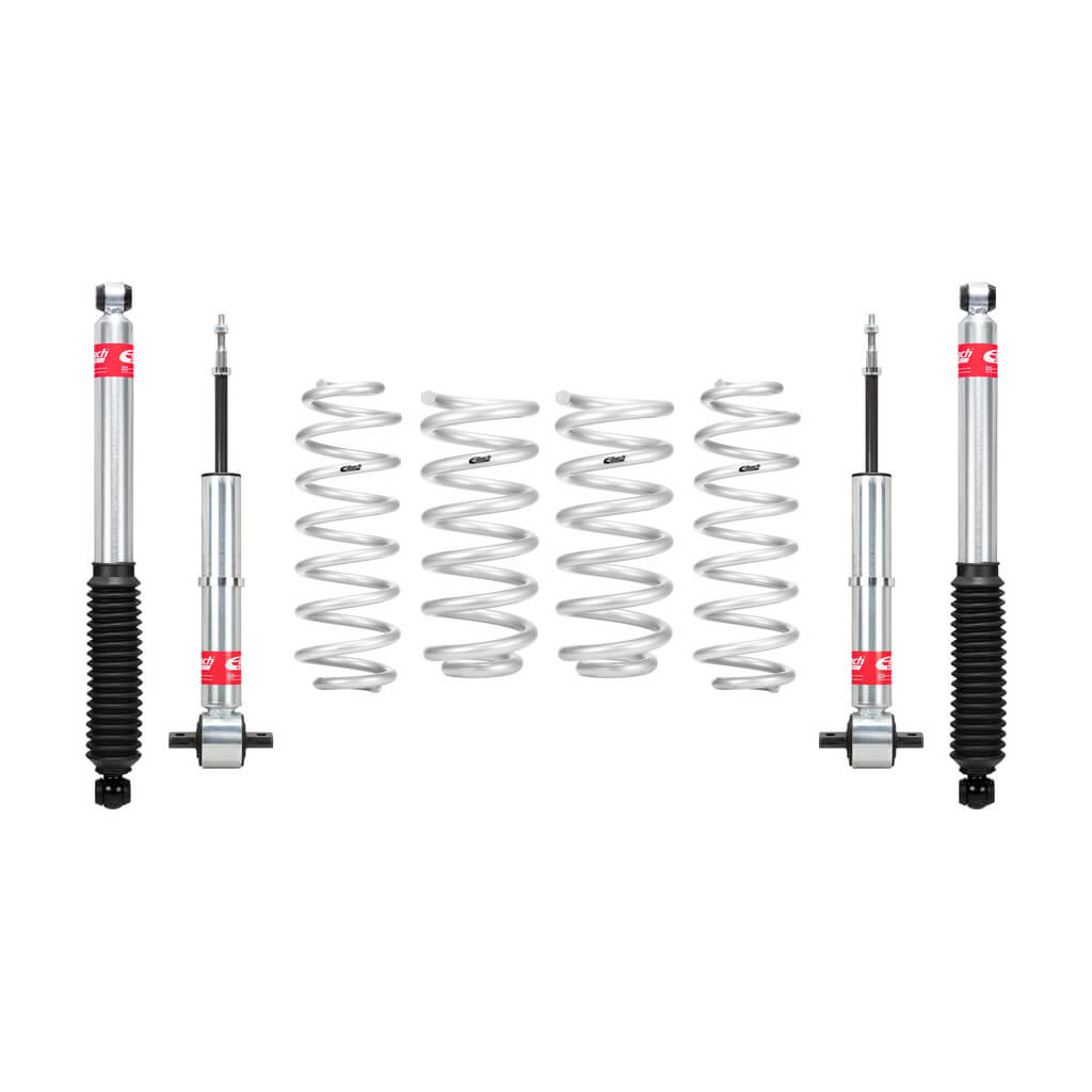 EIBACH E80-23-030-01-22 Set of 4 Shocks And 2 Front Springs Pro-Truck Lift for CHEVROLET Tahoe 4WD 5.3L 2015-2020 Photo-0
