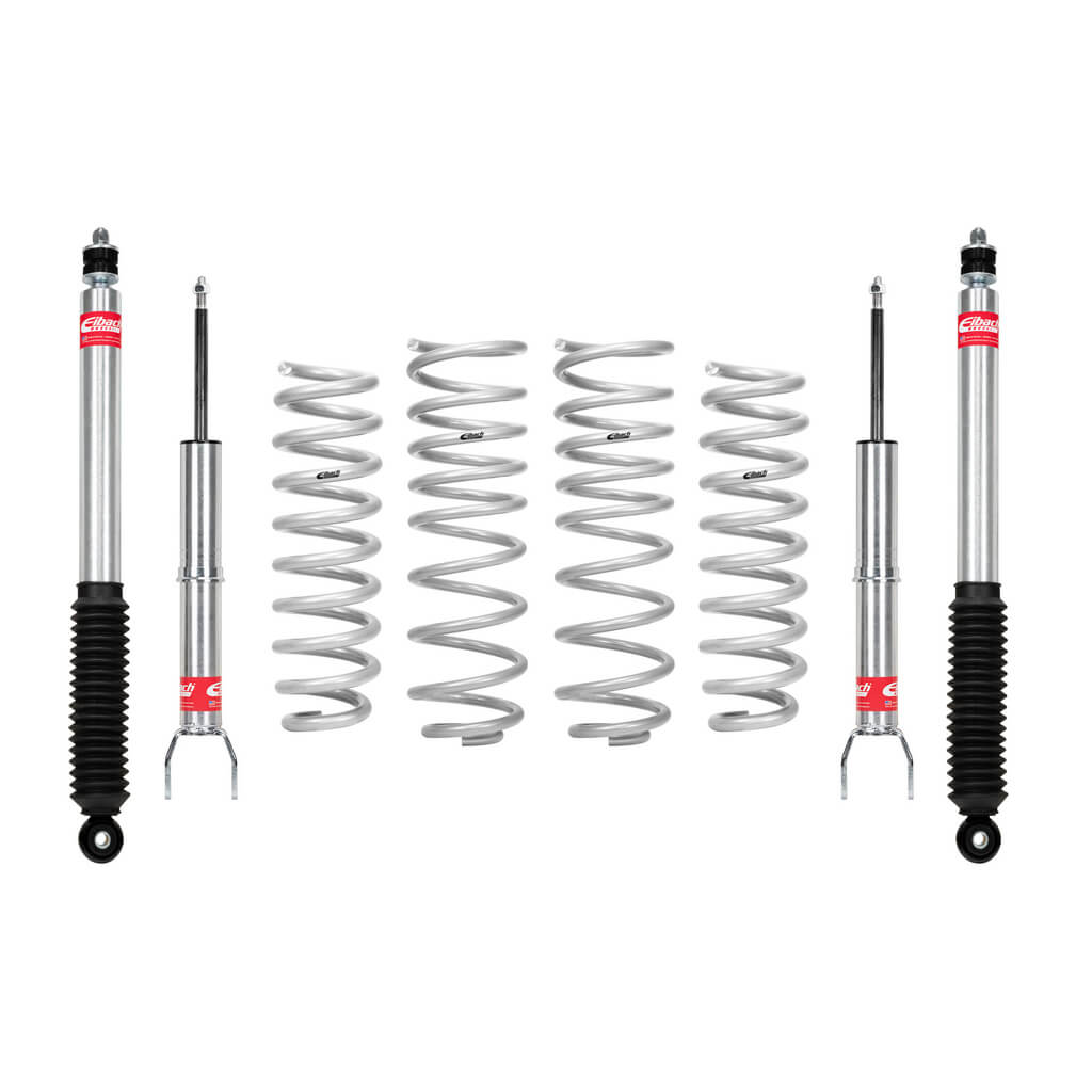 EIBACH E80-27-011-01-22 Set of 4 Shocks And 2 Front Springs Pro-Truck Lift for RAM 1500 V8 2019-2024 Photo-0