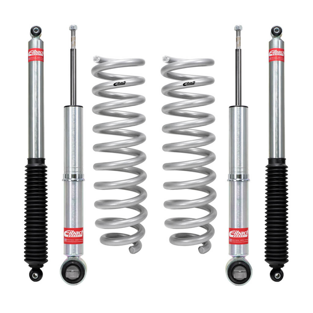 EIBACH E80-35-037-03-22 Set of 4 Shocks And 2 Front Springs Pro-Truck Lift for FORD F-150 2.7L 4WD 2015-2020 Photo-0