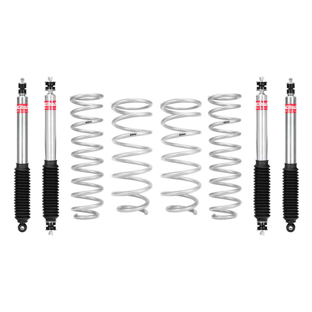 EIBACH E80-82-085-01-22 Set of 4 Shocks And 4 Springs Pro-Truck Lift for TOYOTA Land Cruiser (J80) 1991-1997 Photo-0