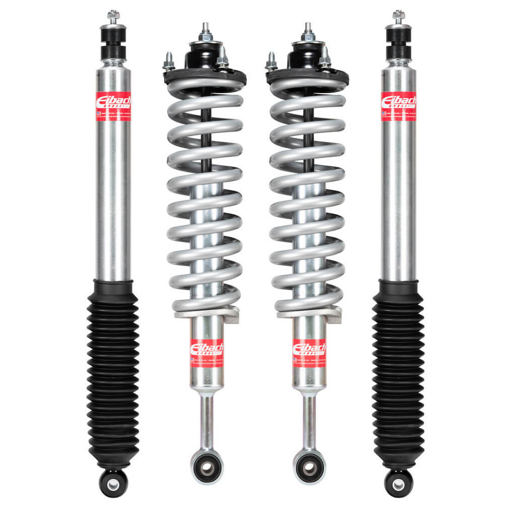 EIBACH E81-82-007-01-22 Set of 2 Assembled Front Shocks, Springs, Mounts And 2 Rear Shocks Pro-Truck Stage 1 Plus for TOYOTA Tacoma 2005-2015 Photo-0