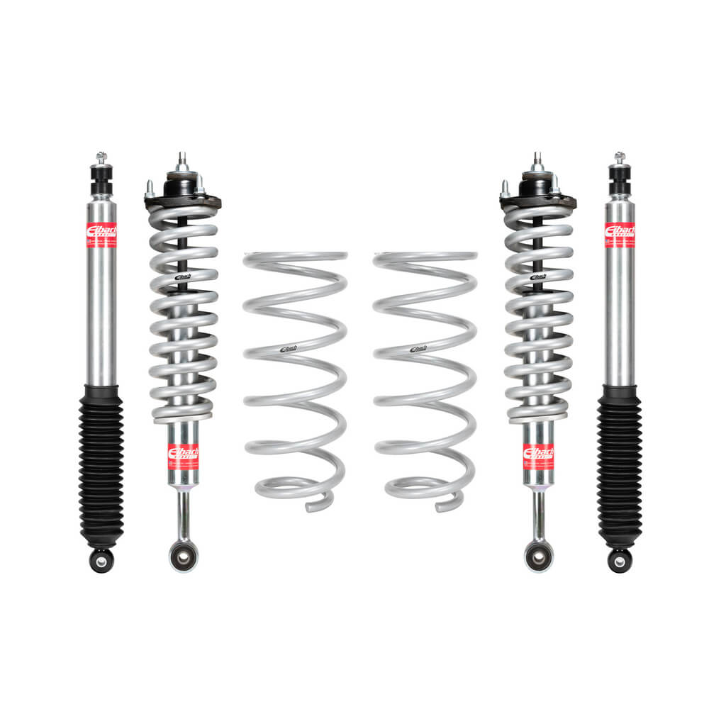 EIBACH E81-82-071-01-22 Set of 2 Assembled Front Shocks, Springs, Mounts And 2 Springs And 2 Rear Shocks Pro-Truck Stage 1 Plus for TOYOTA 4Runner 2010-2024 Photo-0