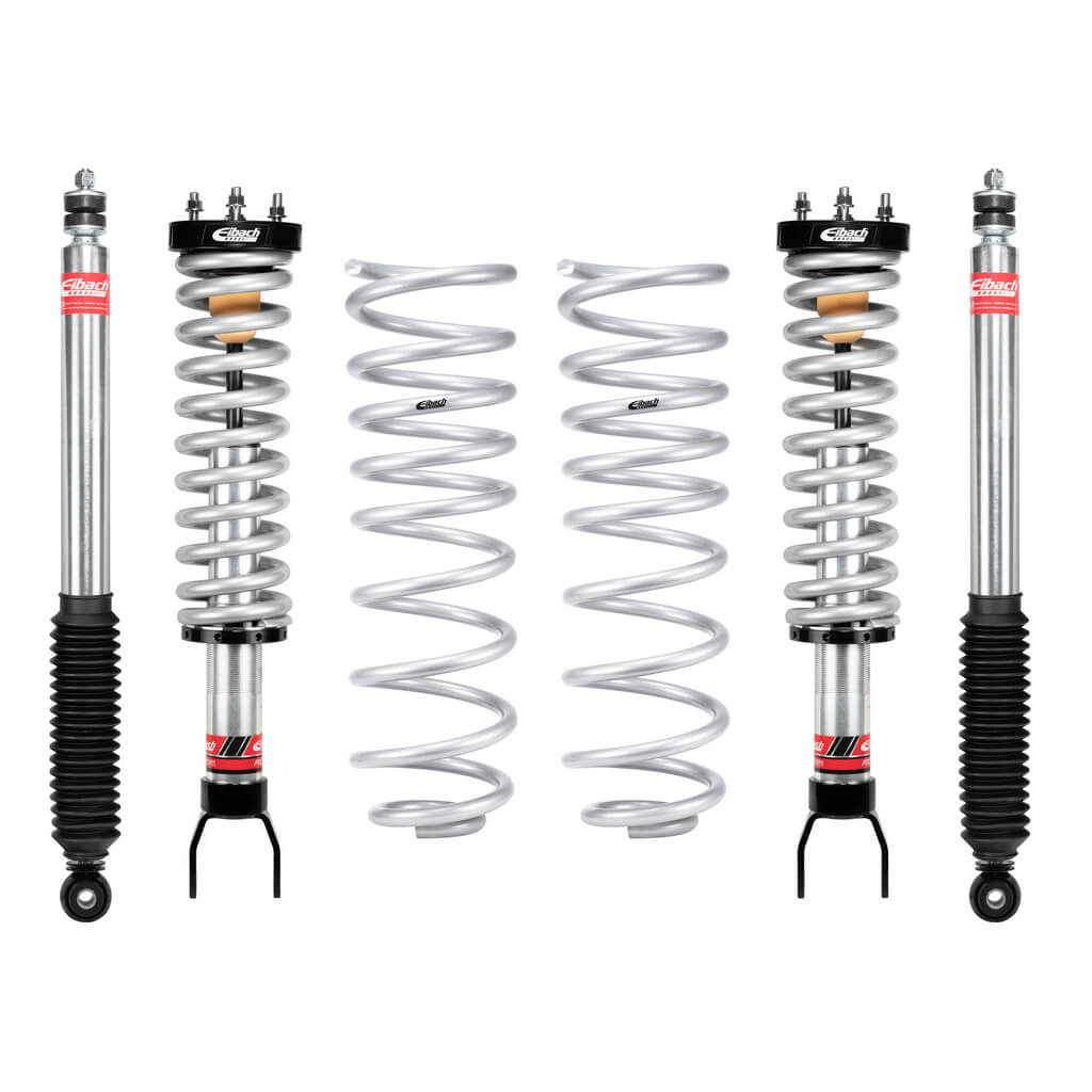 EIBACH E86-27-011-01-22 Pair of Front Coilovers And Rear Shocks And Rear Springs Pro-Truck for RAM 1500 2WD 2019-2024 Photo-0