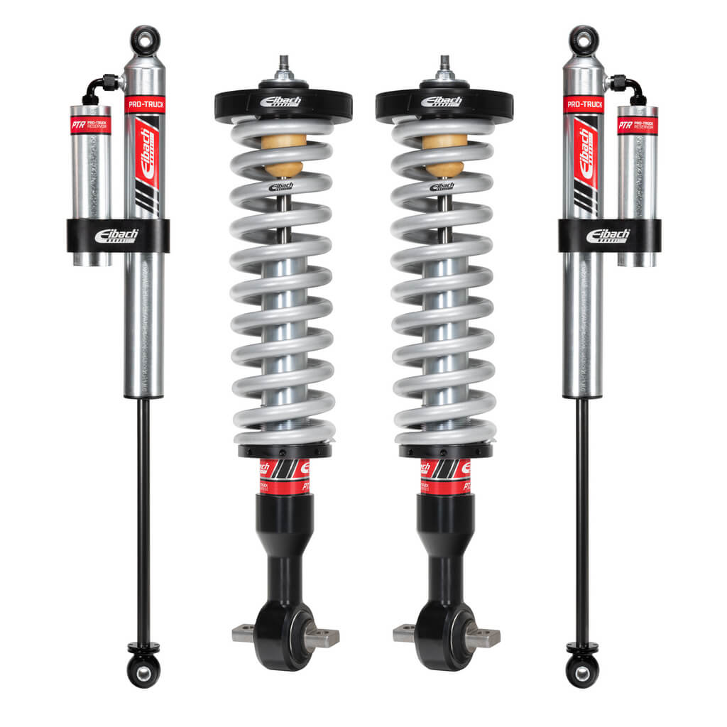 EIBACH E86-35-035-02-22 Pair of Front Coilovers And Rear Reservoir Shocks Pro-Truck for FORD F-150 4WD 2.7L / 3.5L / 5.0L 2015-2025 Photo-0