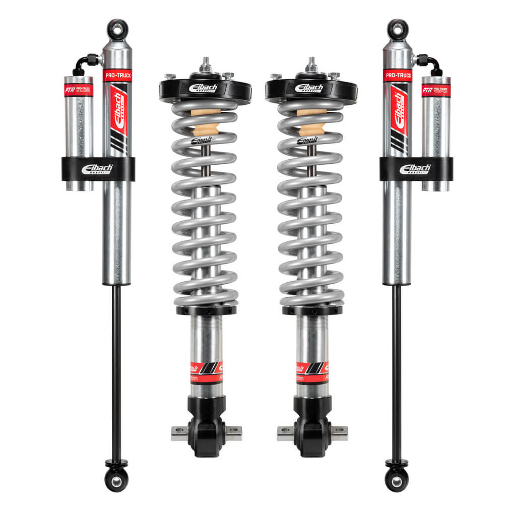 EIBACH E86-35-059-04-22 Pair of Front Coilovers And Rear Reservoir Shocks Pro-Truck for FORD F-150 2WD 2021-2025 Photo-0