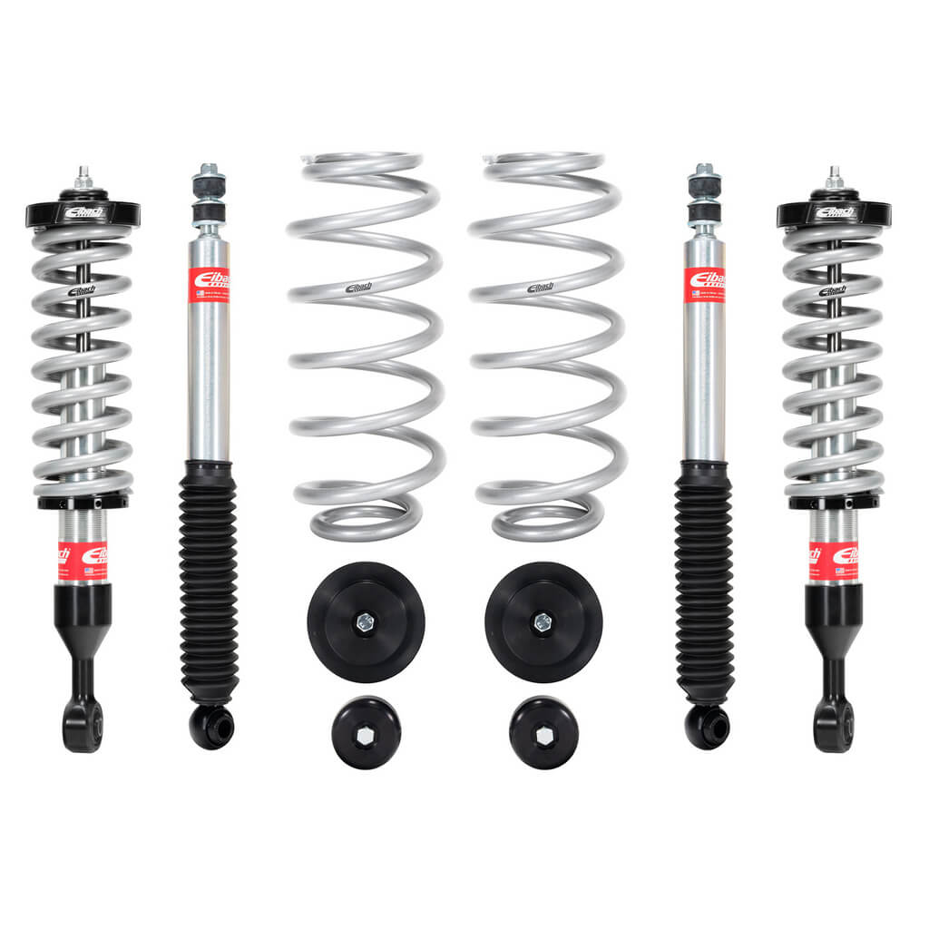 EIBACH E86-59-005-01-22 Pair of Front Coilovers And Rear Shocks And Rear Springs Pro-Truck for LEXUS GX470 2003-2009 Photo-0