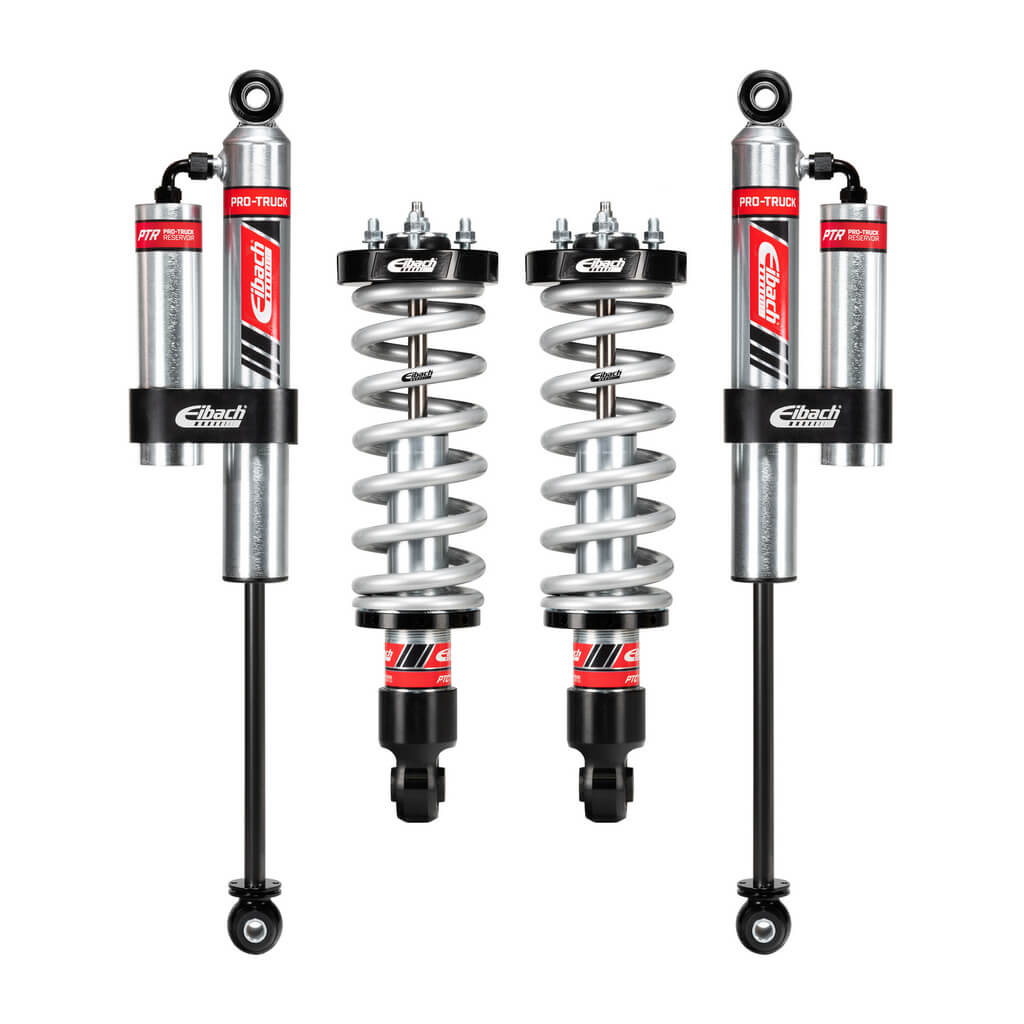 EIBACH E86-63-045-02-22 Pair of Front Coilovers And Rear Reservoir Shocks Pro-Truck for NISSAN Frontier (D41) 2022-2025 Photo-0