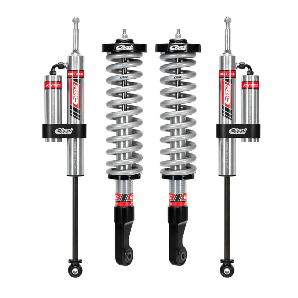 EIBACH E86-82-067-02-22 Pair of Front Coilovers And Rear Reservoir Shocks Pro-Truck for TOYOTA Tundra 2007-2021 Photo-0