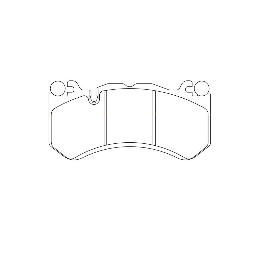 ENDLESS EIP162MA45B Front Brake Pads MA45B for AUDI RS6 (C7) / MERCEDES-BENZ C63 AMG (W205) / AMG GT (W190) Photo-0