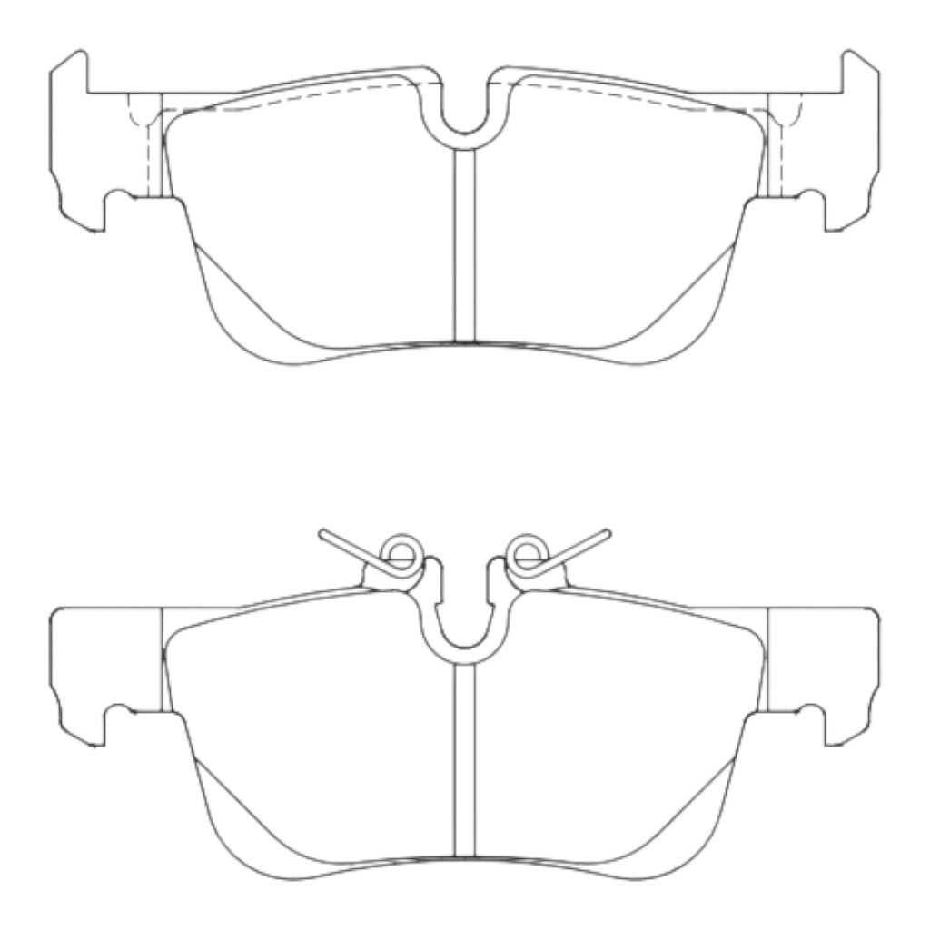 ENDLESS EIP259ME20 Rear Brake Pads for BMW 1 Series (F40) / X1 (F48) / X2 (F39), MINI Cooper / Cooper-S (F54) Photo-0