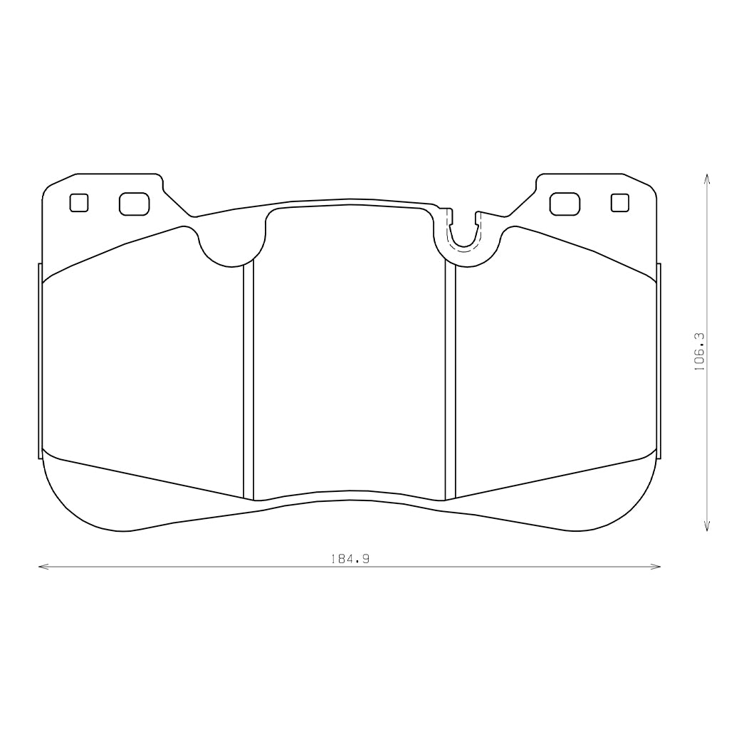 ENDLESS EIP289W008 Front Brake Pads for BMW M2 / M3 / M4 G8x Series (Carbon Ceramic) Photo-1