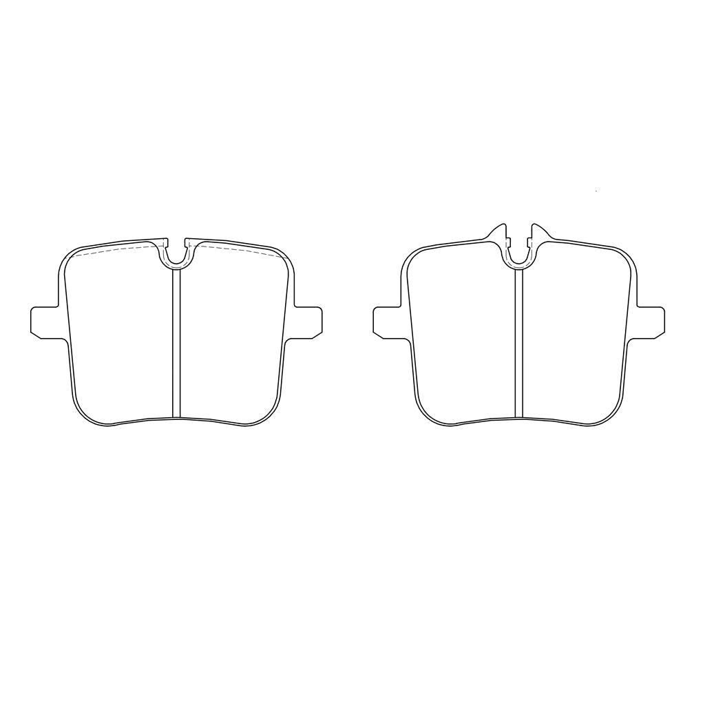 ENDLESS EIP303W008 Rear Brake Pads for BMW M2 / M3 / M4 G8x Series (Carbon Ceramic) Photo-0