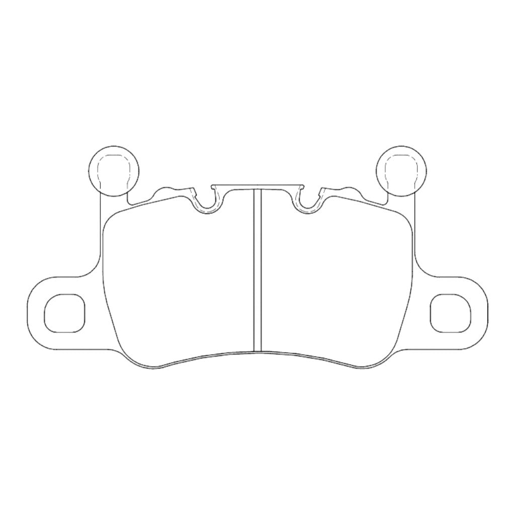 ENDLESS EIP331MX72PL Rear Brake Pads for PORSCHE 911 Turbos S (992) Photo-0