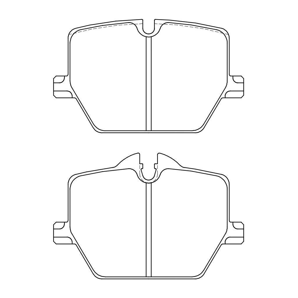 ENDLESS EP536MX72PL Rear Brake Pads for TOYOTA GR Supra (A90) Rotor Size 345x24 Photo-1