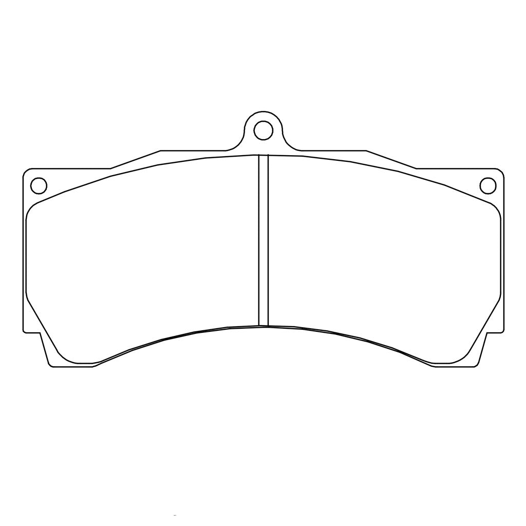 ENDLESS RCP050ME22 Brake Pads 25 mm for Caliper AP Racing CP9668 / CP6560 / CP6562 / CP6568 Photo-0