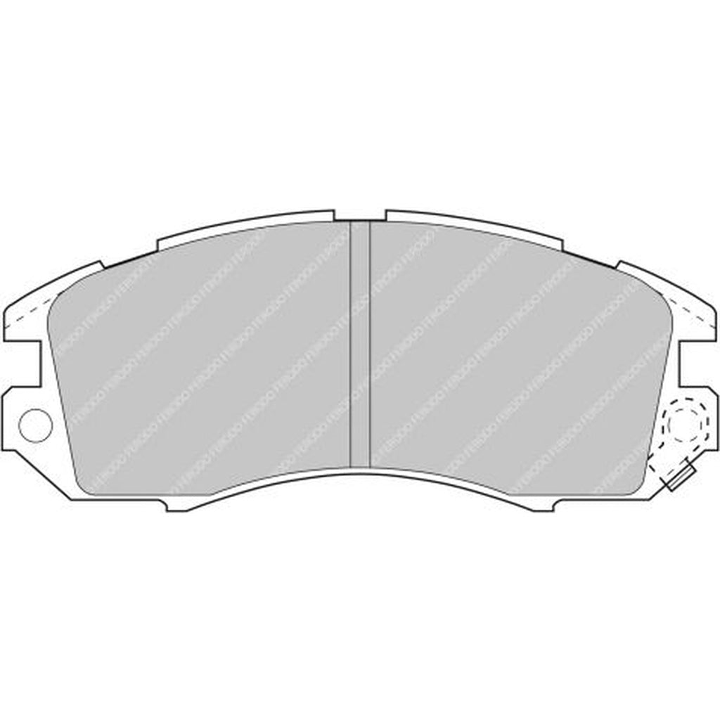 FERODO FDS789 Front Brake Pads DS Performance for SUBARU IMPREZA Coupe (GFC) 2.0 AWD Photo-0