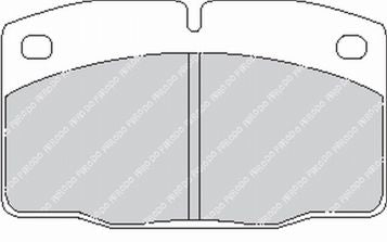 FERODO FCP173R Front Brake Pads DS3000 Photo-0