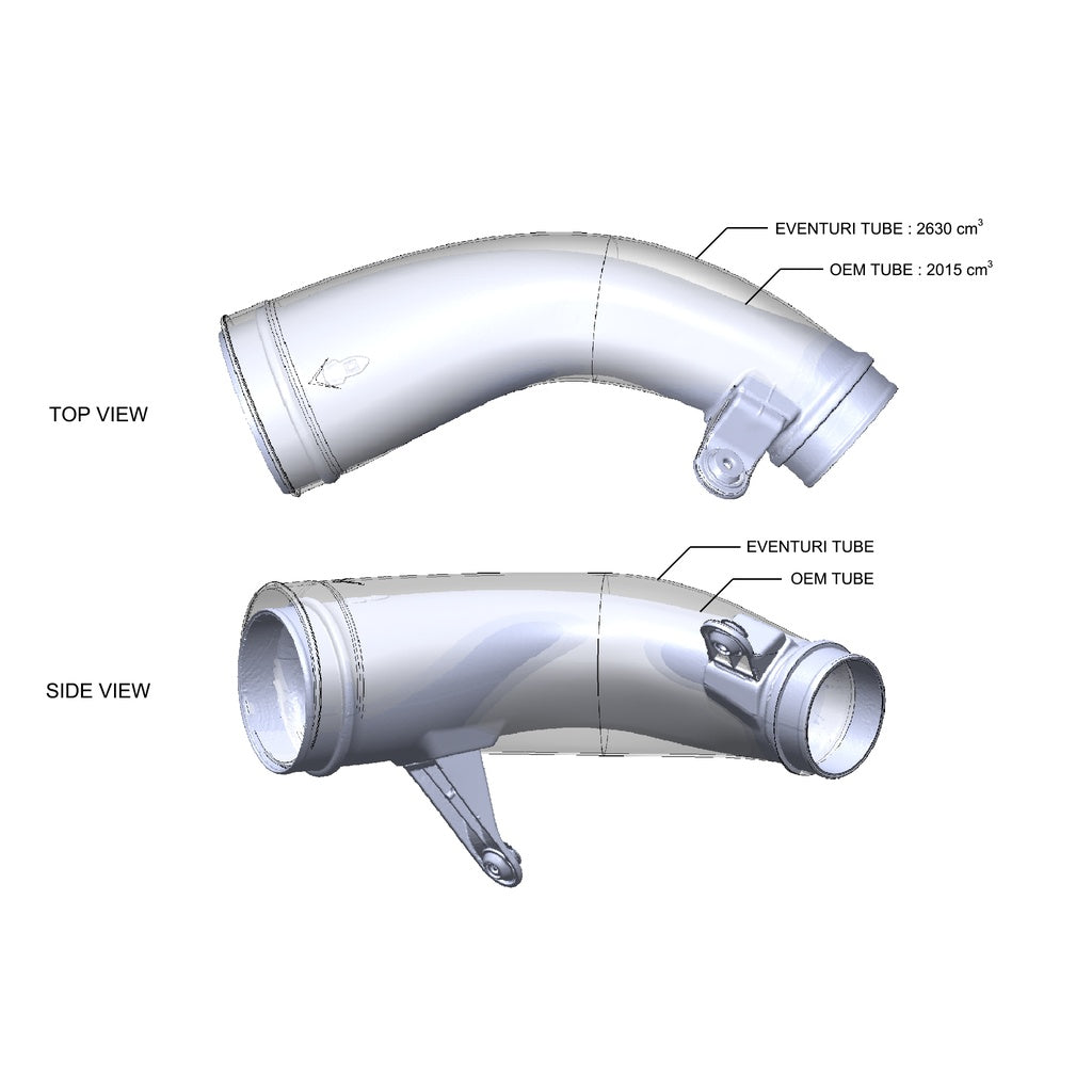 EVENTURI EVE-ZR1HTC-CF-INT Air Intake System (Carbon) for CHEVROLET Corvette ZR1 Convertible (C8) 2025- Photo-10