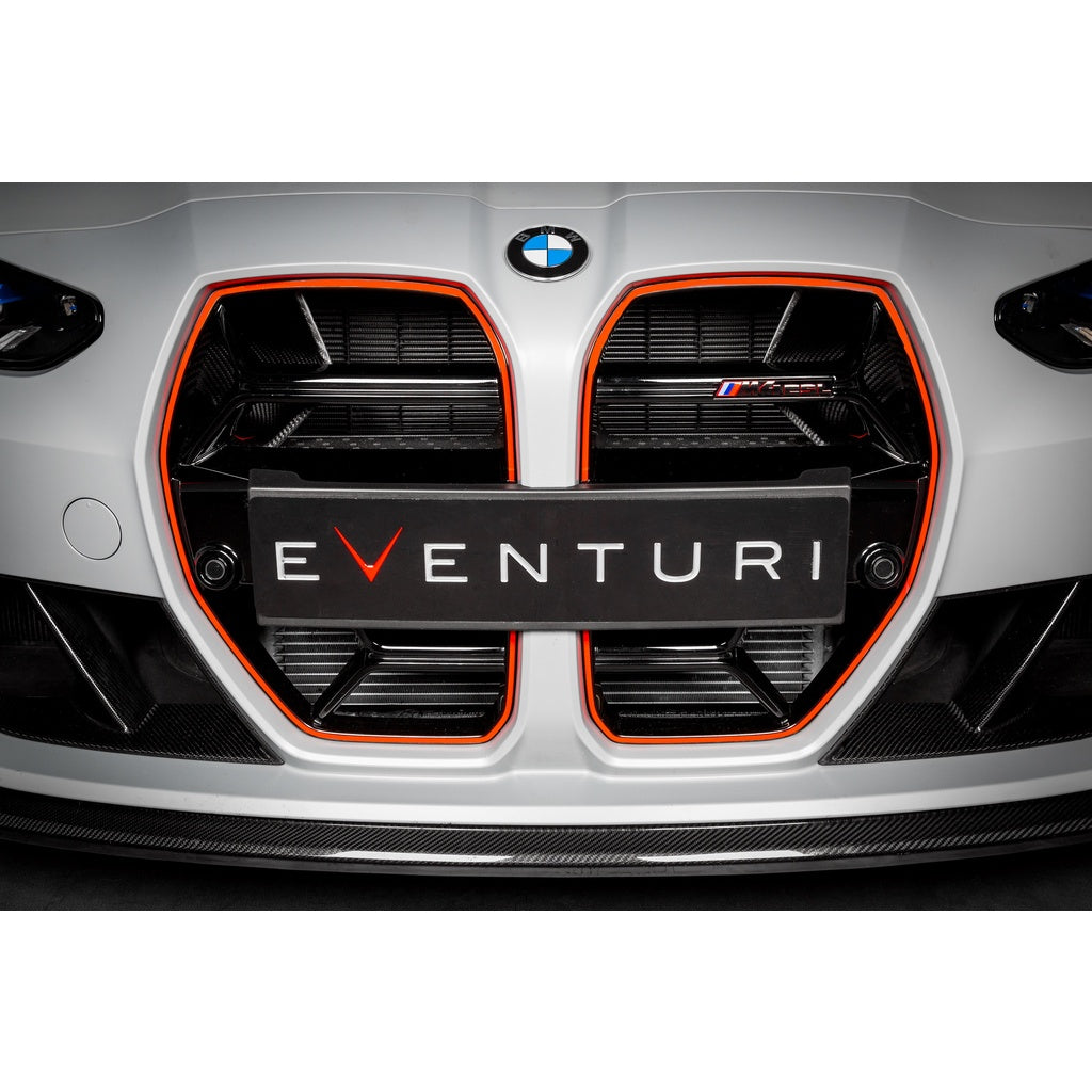 EVENTURI EVE-G8XM-CF-SC Cold Air Scoops (Carbon / Gloss Finish) for BMW M3 (G80) / M4 (G82) Photo-2