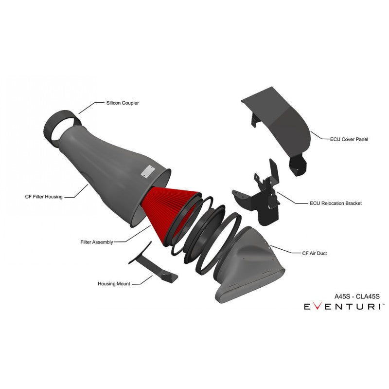 EVENTURI EVE-A45S-CF-INT Carbon Intake MERCEDES-Benz A45S CLA45S AMG Photo-1