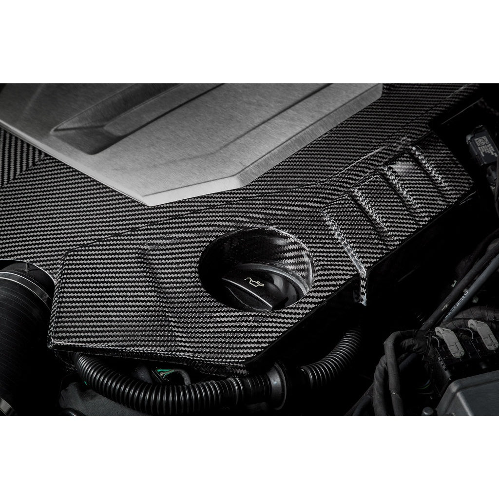 EVENTURI EVE-C8RS6-CF-ENG Engine Cover (Carbon / Gloss) for AUDI RS6 / RS7 (C8) Photo-5