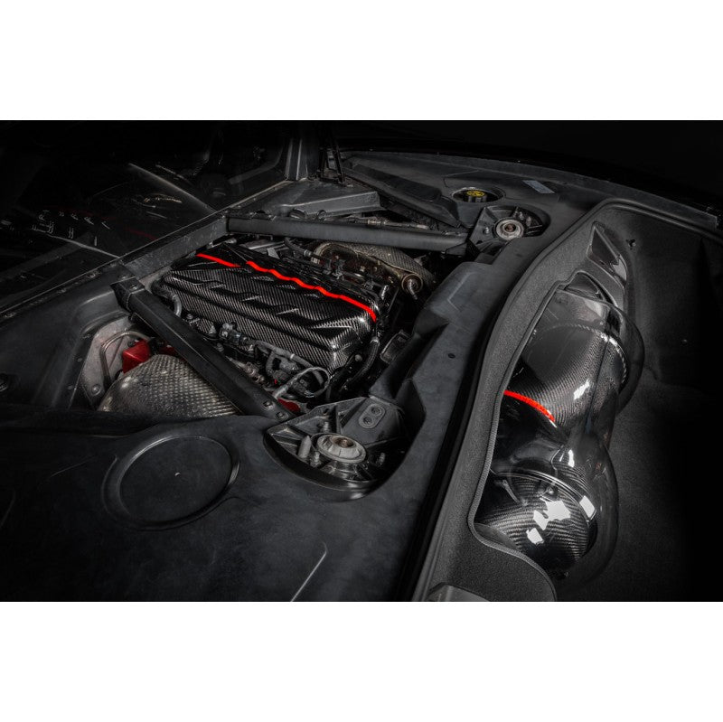 EVENTURI EVE-C8VT-CF-INT Carbon Fiber Intake System With Clear Cover for CHEVROLET Corvette C8 Photo-17