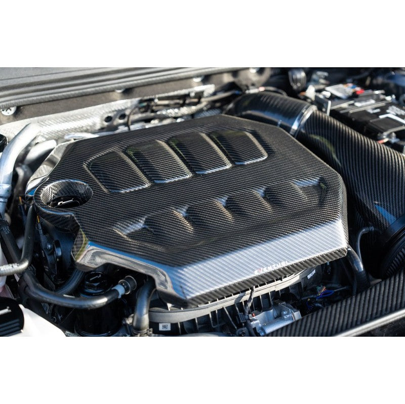 EVENTURI EVE-EA8884-CF-ENG Carbon Engine Cover (gloss) for VW Golf MK8 2019- Photo-3