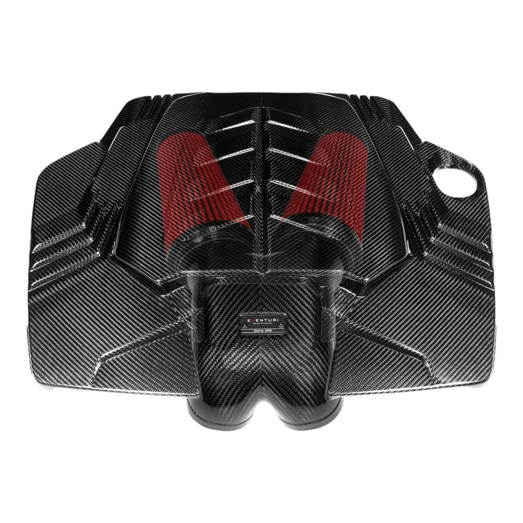 EVENTURI EVE-FLV8TT-CF-INT Air Intake System (Carbon) for PORSCHE Cayenne Turbo S / GT / GTS Facelift 2025 Photo-12