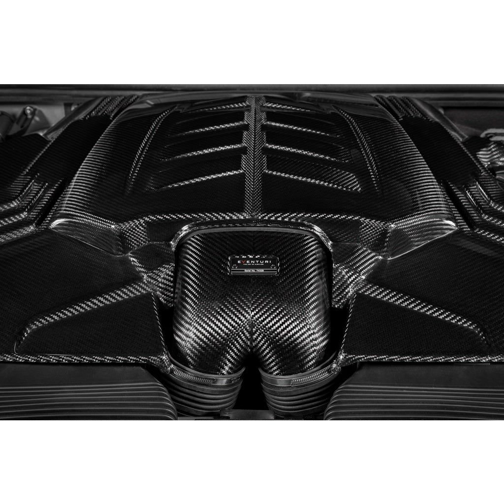 EVENTURI EVE-FLV8TT-CF-INT Air Intake System (Carbon) for PORSCHE Cayenne Turbo S / GT / GTS Facelift 2025 Photo-18