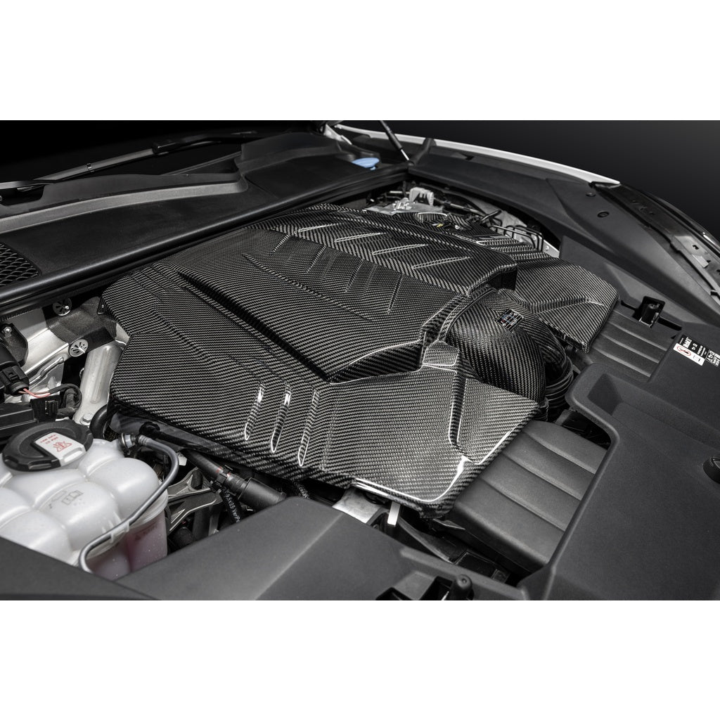 EVENTURI EVE-FLV8TT-CF-INT Air Intake System (Carbon) for PORSCHE Cayenne Turbo S / GT / GTS Facelift 2025 Photo-17