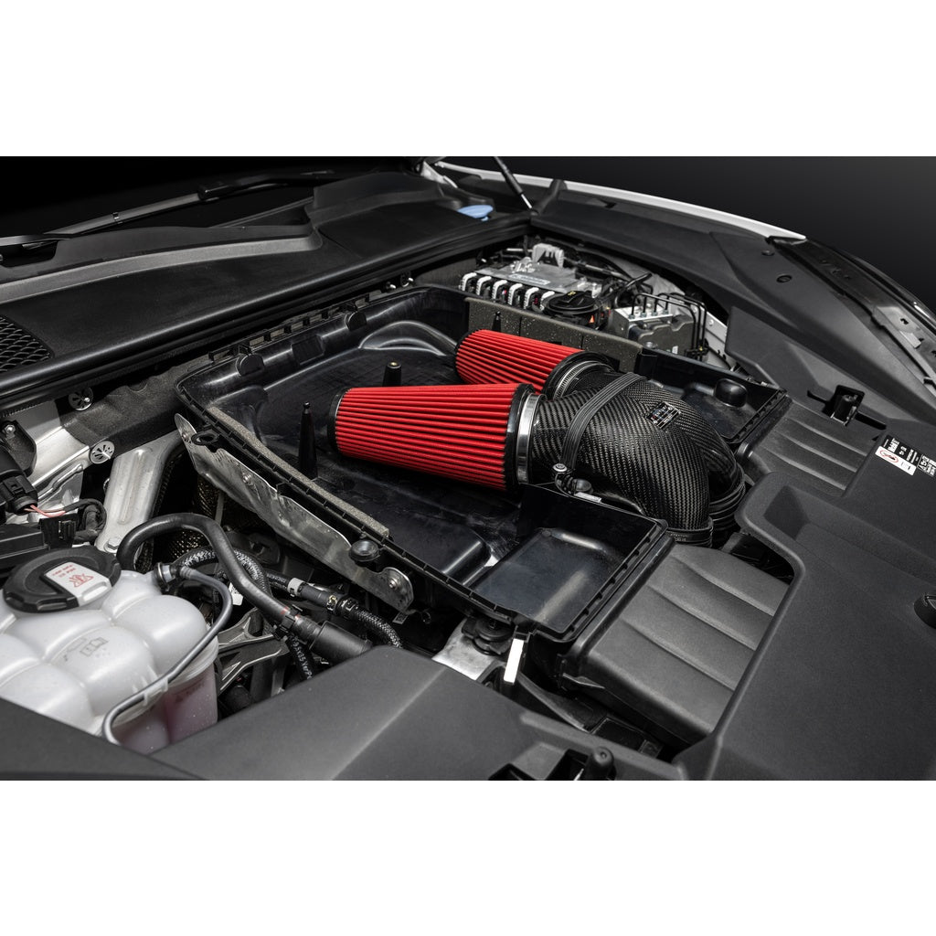 EVENTURI EVE-FLV8TT-CF-INT Air Intake System (Carbon) for PORSCHE Cayenne Turbo S / GT / GTS Facelift 2025 Photo-14