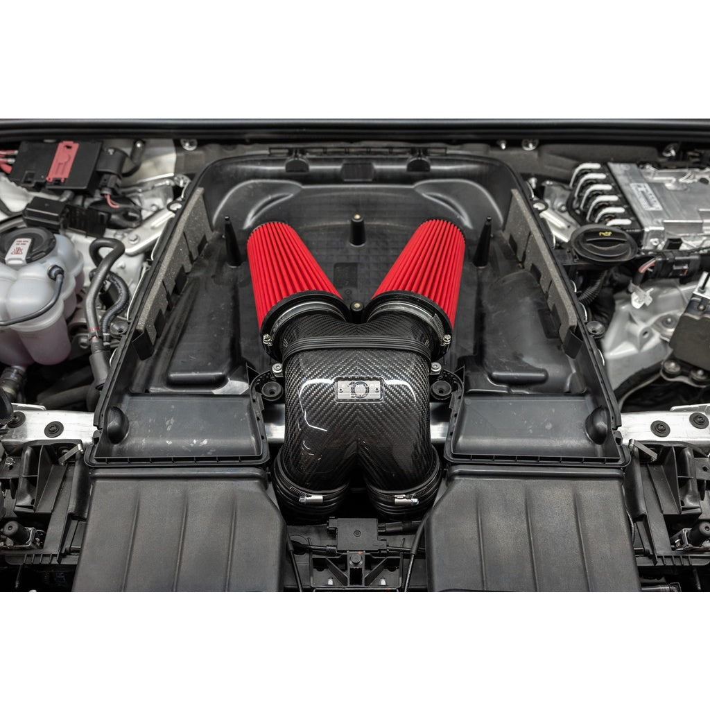 EVENTURI EVE-FLV8TT-CF-INT Air Intake System (Carbon) for PORSCHE Cayenne Turbo S / GT / GTS Facelift 2025 Photo-15