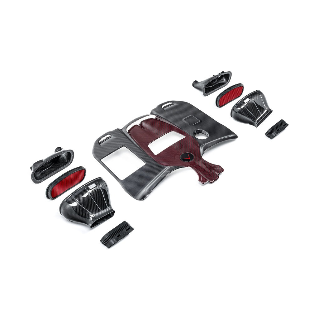 EVENTURI EVE-G63AMG-CF-INT Air Intake System (Carbon) for MERCEDES-BENZ G63 AMG (W464 / W463) 4.0L V8 Twin Turbo M177 Engine Photo-2