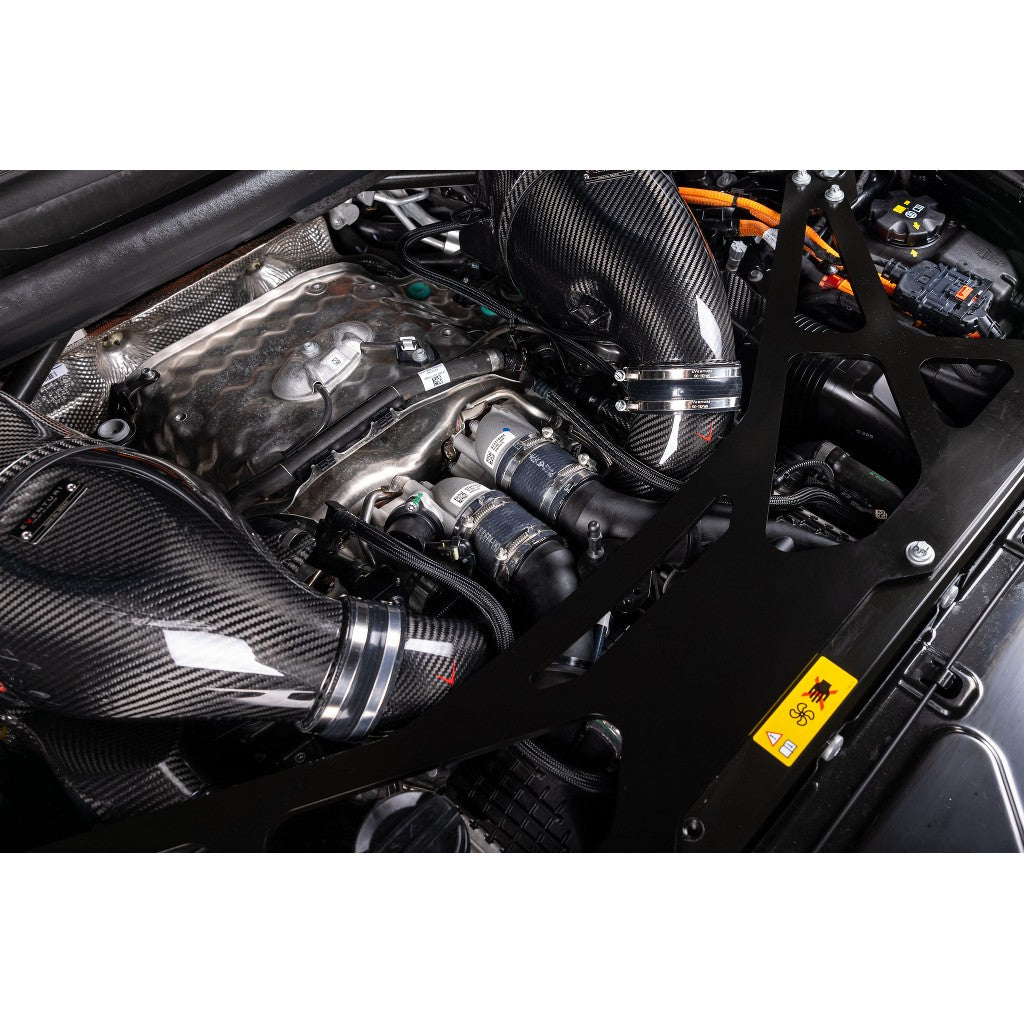EVENTURI EVE-X56M-CHG Turbo Inlets (Carbon) for BMW X5M (F95) Pre-LCI / X6M (F96) Pre-LCI / XM (G09) Photo-4