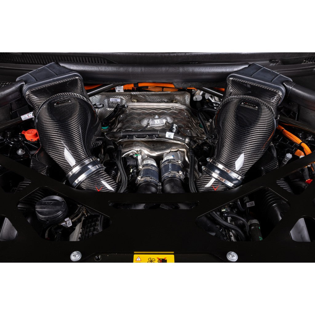 EVENTURI EVE-X56M-LCI-CHG Turbo Inlets (carbon) for BMW X5M (F95) LCI / X6M (F96) LCI / XM (G09) Photo-6