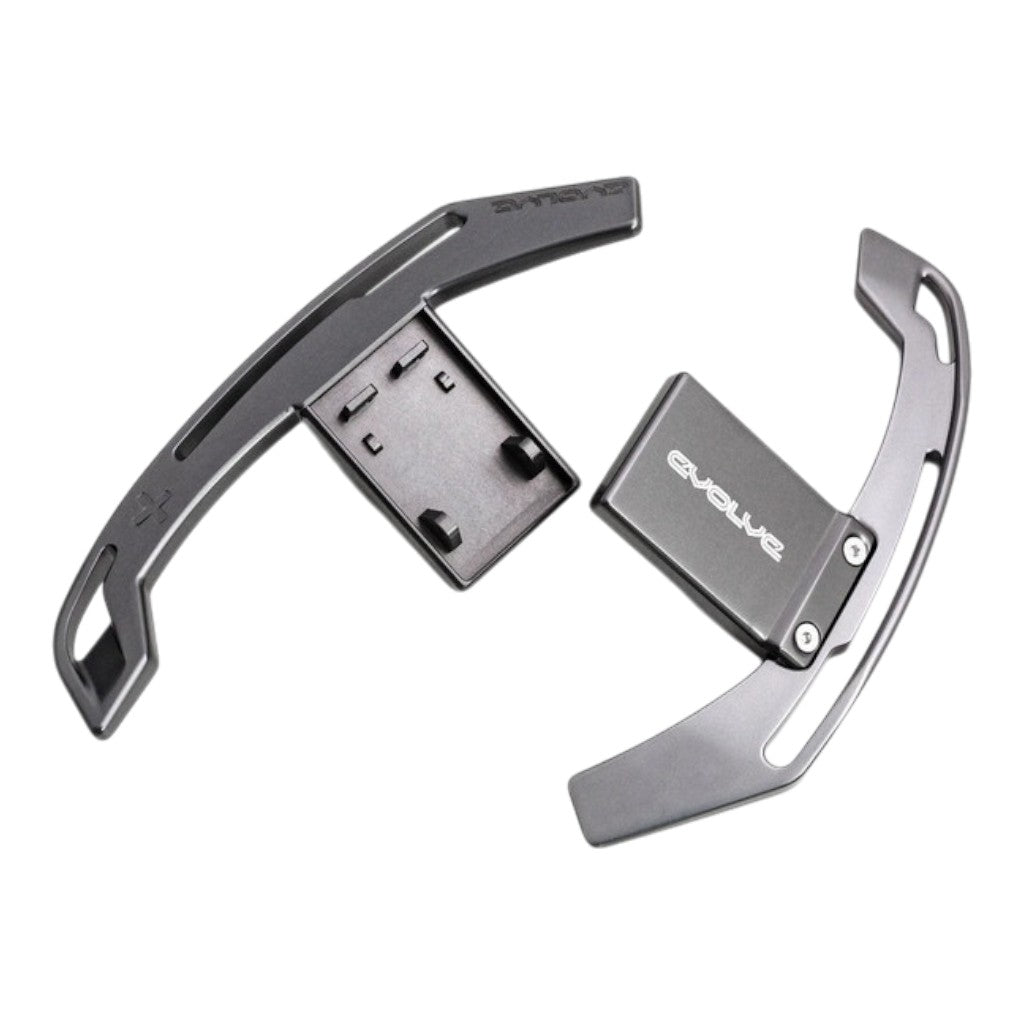 EVOLVE EVO-PS-F-DA Gear Shift Paddle Set, Aluminium, Dark Anthracite for BMW M2 (F87) / M3 (F80) / M4 (F82 / F83) Photo-0